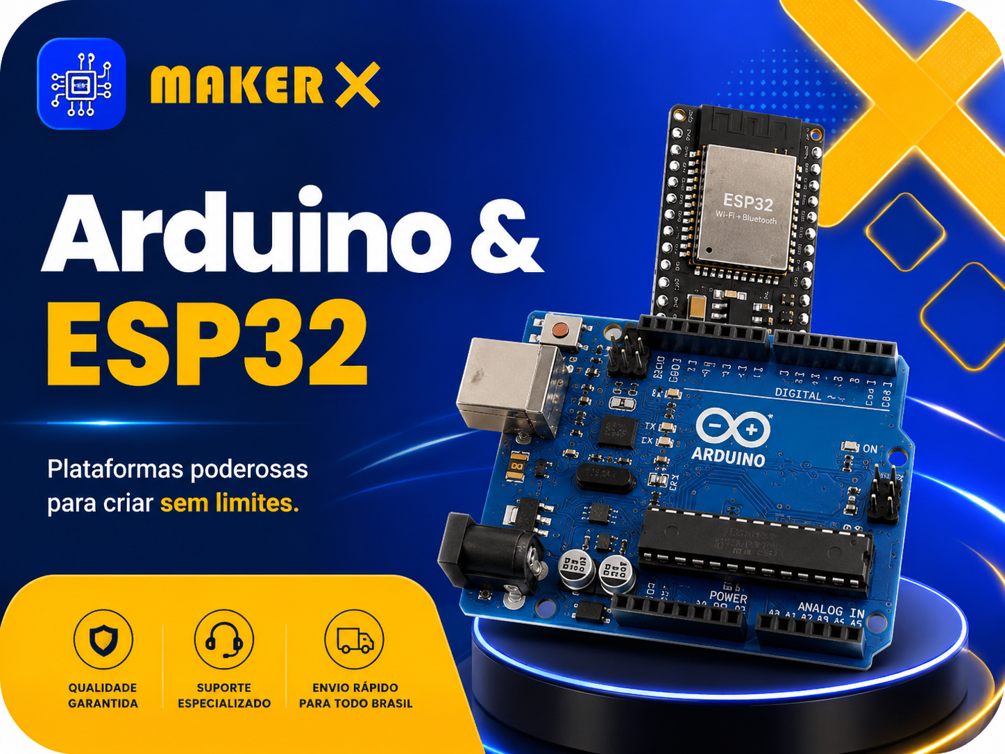 Placas ESP32 e conectividade
